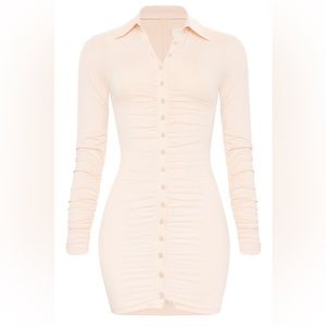 LEAU Berlin Button Up Mini Shirt Dress